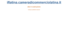 Tablet Screenshot of iflatina.cameradicommerciolatina.it